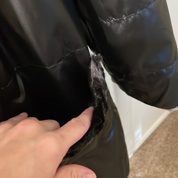 NWT VIA SPIGA reversible winter coat sz.2x - Picture 8 of 14